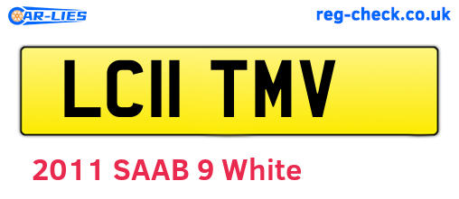 LC11TMV are the vehicle registration plates.