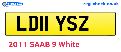 LD11YSZ are the vehicle registration plates.