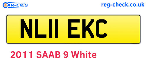 NL11EKC are the vehicle registration plates.