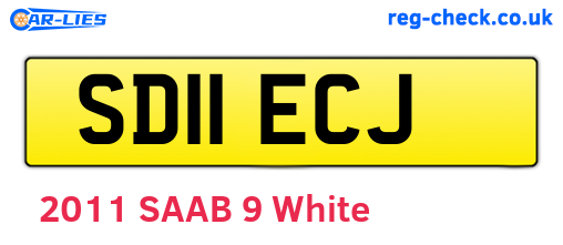 SD11ECJ are the vehicle registration plates.