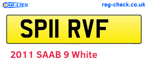 SP11RVF are the vehicle registration plates.