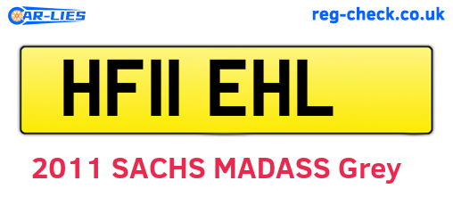 HF11EHL are the vehicle registration plates.