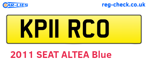 KP11RCO are the vehicle registration plates.