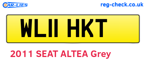 WL11HKT are the vehicle registration plates.