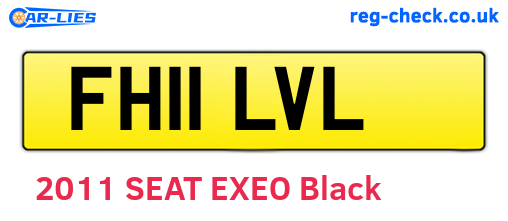 FH11LVL are the vehicle registration plates.