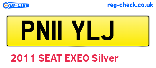 PN11YLJ are the vehicle registration plates.