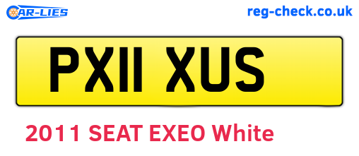 PX11XUS are the vehicle registration plates.