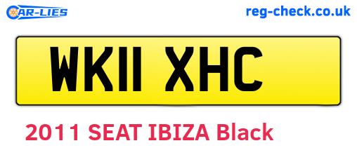 WK11XHC are the vehicle registration plates.