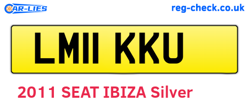 LM11KKU are the vehicle registration plates.