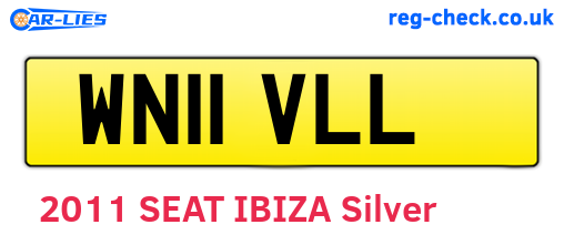WN11VLL are the vehicle registration plates.