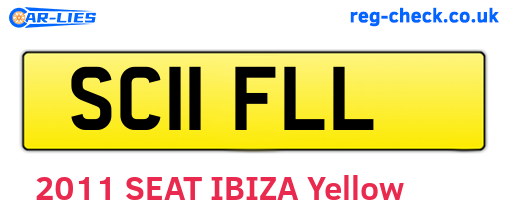 SC11FLL are the vehicle registration plates.