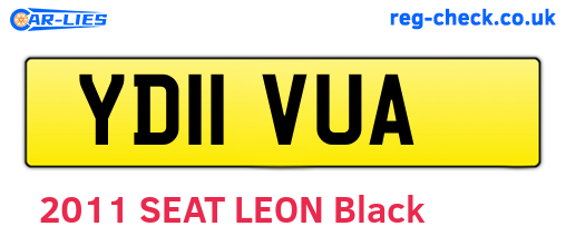YD11VUA are the vehicle registration plates.