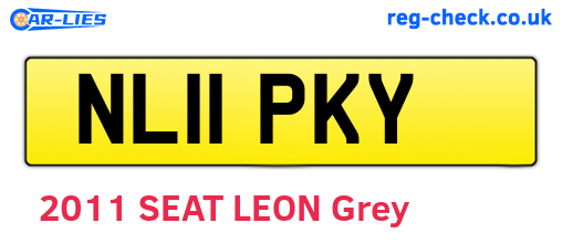 NL11PKY are the vehicle registration plates.