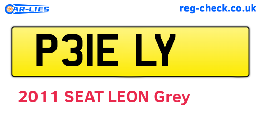 P31ELY are the vehicle registration plates.