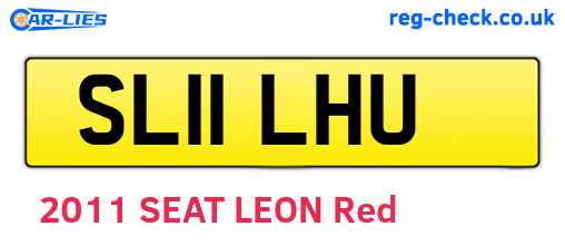 SL11LHU are the vehicle registration plates.