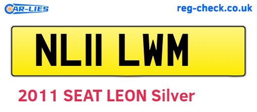 NL11LWM are the vehicle registration plates.