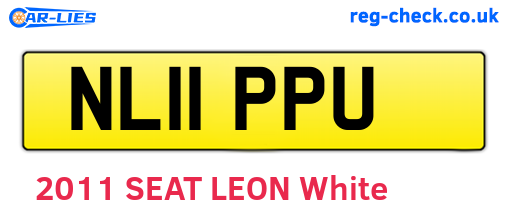 NL11PPU are the vehicle registration plates.