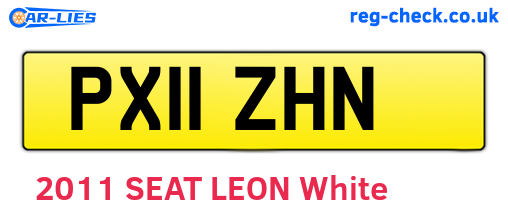 PX11ZHN are the vehicle registration plates.