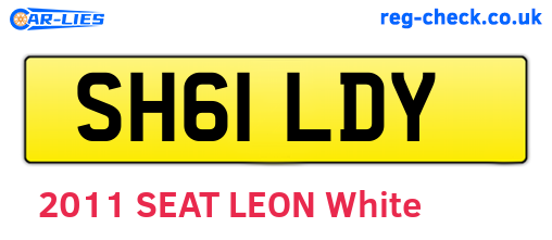 SH61LDY are the vehicle registration plates.