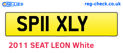 SP11XLY are the vehicle registration plates.