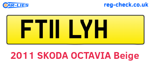 FT11LYH are the vehicle registration plates.