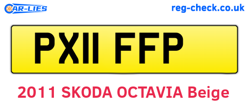 PX11FFP are the vehicle registration plates.