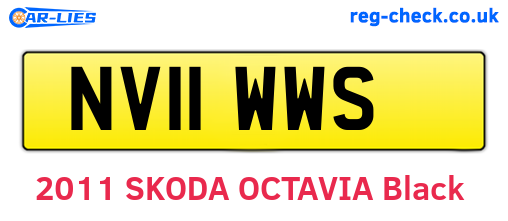 NV11WWS are the vehicle registration plates.