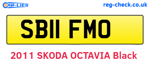 SB11FMO are the vehicle registration plates.