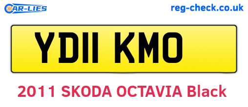 YD11KMO are the vehicle registration plates.