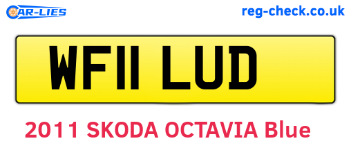 WF11LUD are the vehicle registration plates.
