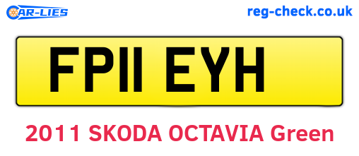 FP11EYH are the vehicle registration plates.