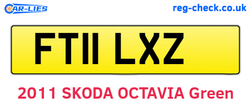 FT11LXZ are the vehicle registration plates.