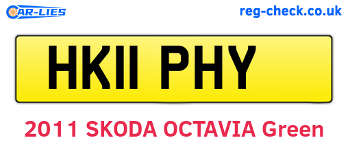 HK11PHY are the vehicle registration plates.