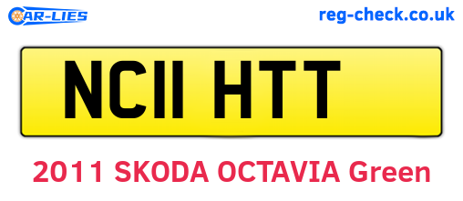 NC11HTT are the vehicle registration plates.