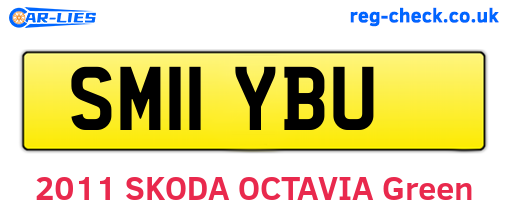 SM11YBU are the vehicle registration plates.