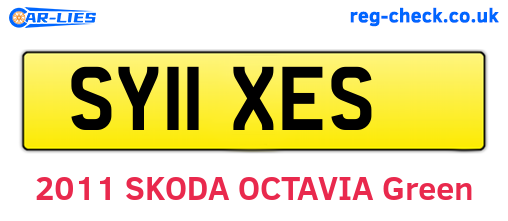 SY11XES are the vehicle registration plates.