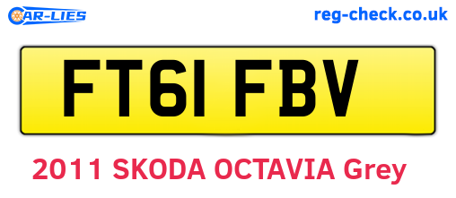 FT61FBV are the vehicle registration plates.