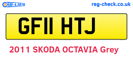 GF11HTJ are the vehicle registration plates.