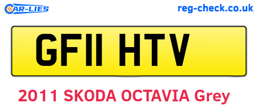GF11HTV are the vehicle registration plates.