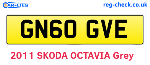 GN60GVE are the vehicle registration plates.
