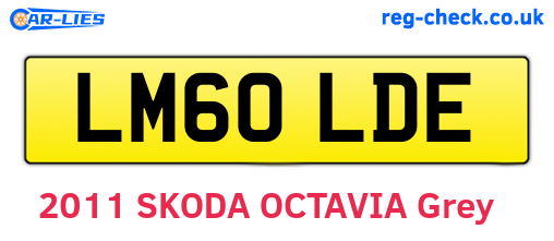 LM60LDE are the vehicle registration plates.