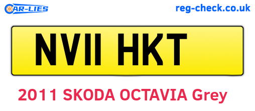 NV11HKT are the vehicle registration plates.