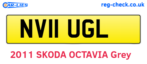 NV11UGL are the vehicle registration plates.