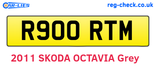 R900RTM are the vehicle registration plates.