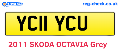 YC11YCU are the vehicle registration plates.