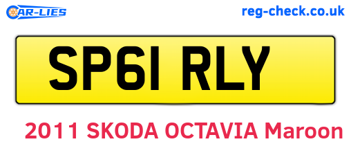 SP61RLY are the vehicle registration plates.
