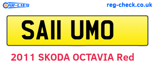 SA11UMO are the vehicle registration plates.
