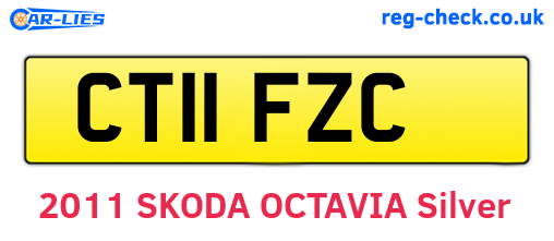 CT11FZC are the vehicle registration plates.