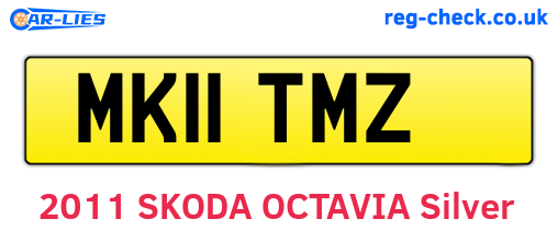 MK11TMZ are the vehicle registration plates.