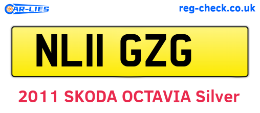 NL11GZG are the vehicle registration plates.